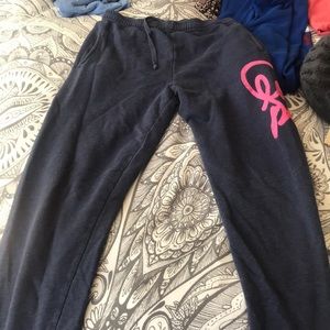 Victoria’s Secret Pink- blue sweatpants